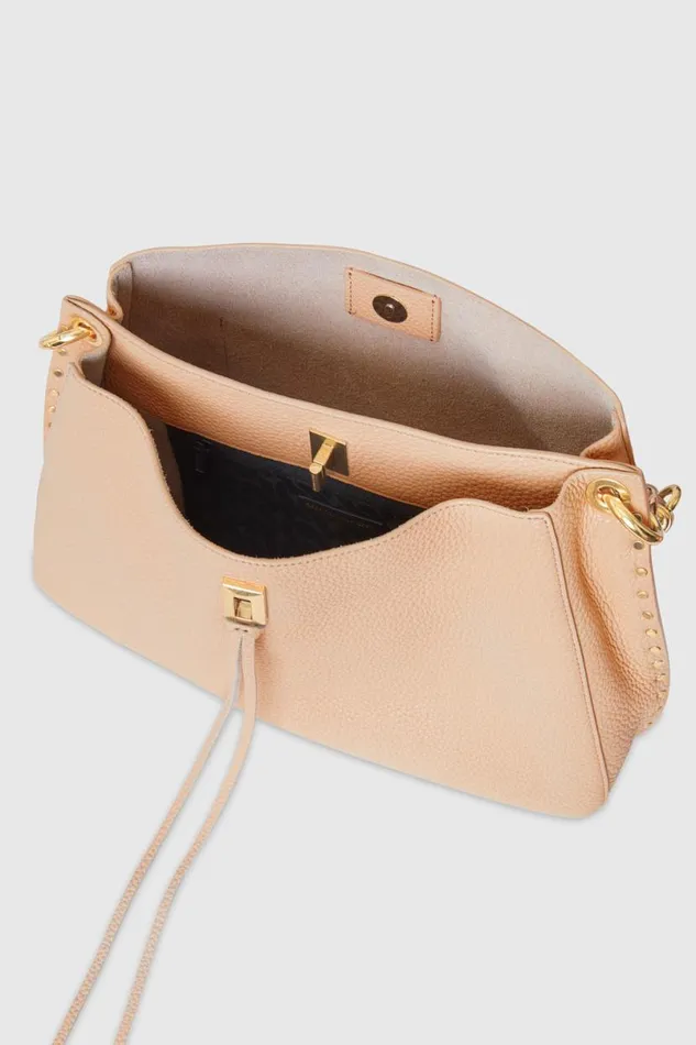 Handbags Shoulder Bags Rebecca Minkoff Darren EW Shoulder Bag Nude