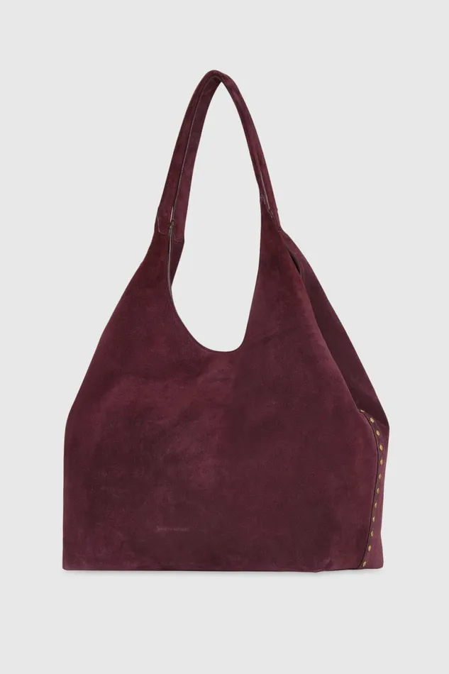 Handbags Shoulder Bags Rebecca Minkoff Darren Signature Carryall Garnet