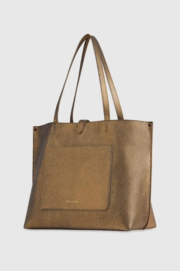 Handbags Tote Bags Rebecca Minkoff Megan Tote Goldblack Shellac