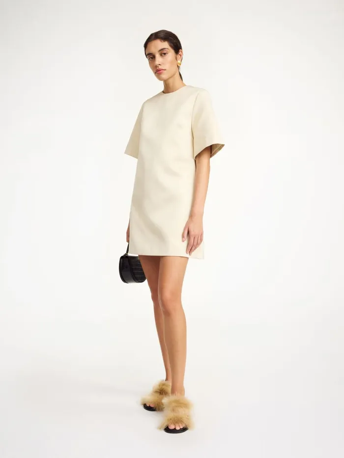 Harperz Mini Dress Oyster Gray Women By Malene Birger Dresses
