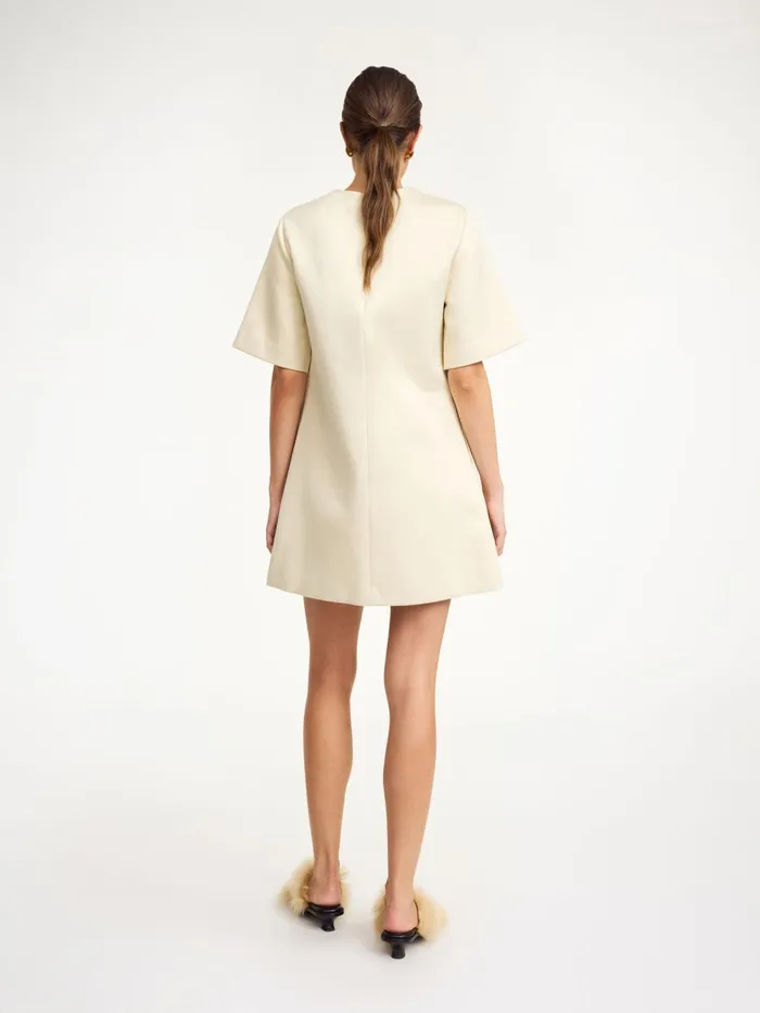 Harperz Mini Dress Oyster Gray Women By Malene Birger Dresses