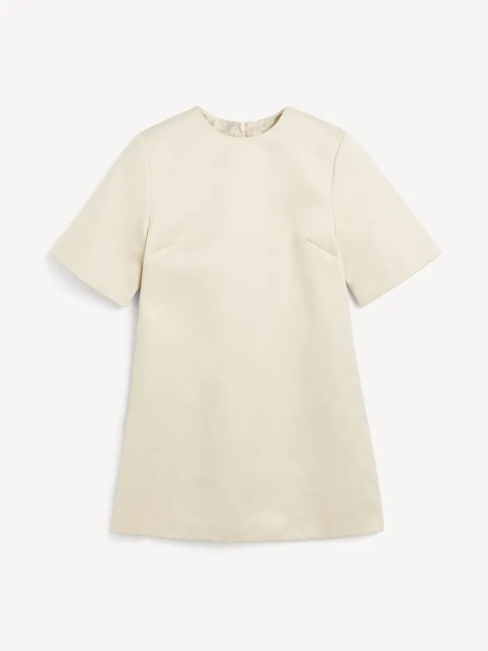 Harperz Mini Dress Oyster Gray Women By Malene Birger Dresses