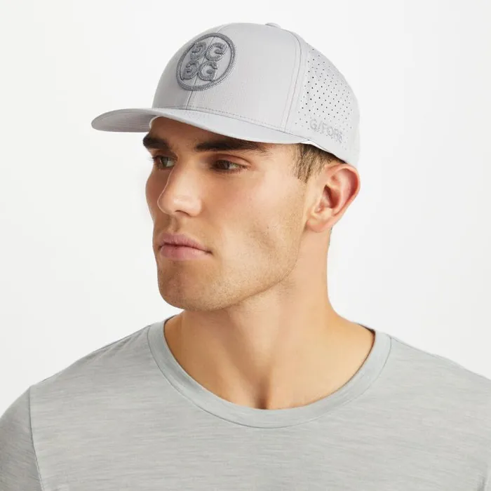 Hats Men GFORE PERFORATED CIRCLE G039S RIPSTOP SNAPBACK HAT Nimbus Hats Men GFORE PERFORATED CIRCLE G039S RIPSTOP SNAPBACK HAT Nimbus