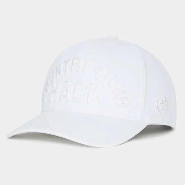 Hats MenWomen GFORE COUNTRY CLUB HACK STRETCH TWILL SNAPBACK HAT Snow