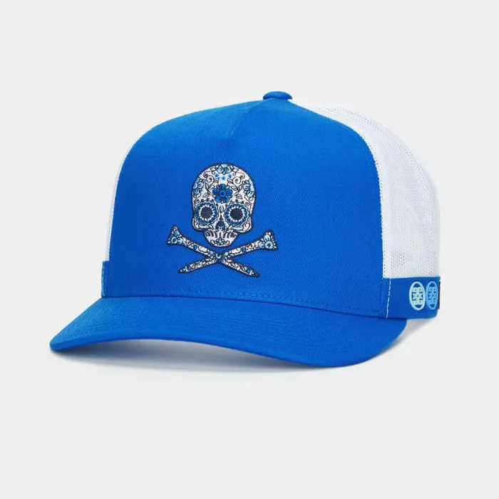 Hats MenWomen GFORE SUGAR SKULL and TEES COTTON TWILL TRUCKER HAT Racer