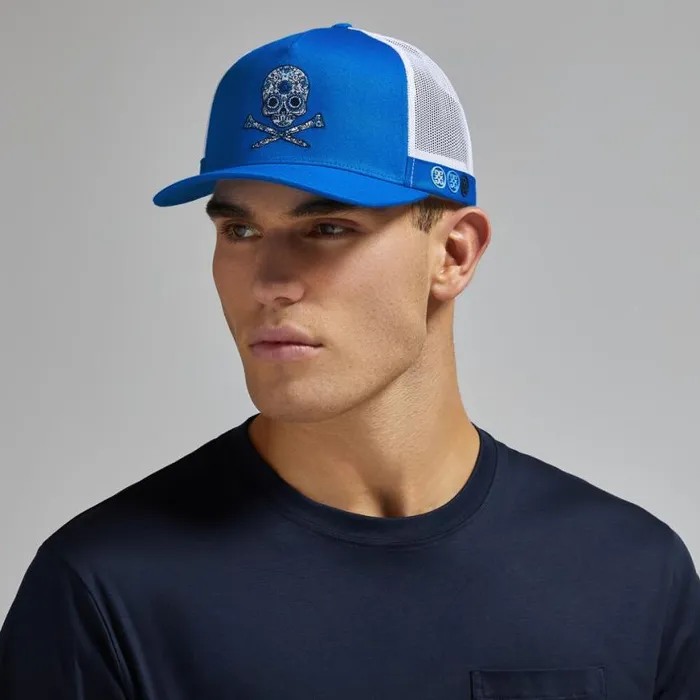 Hats MenWomen GFORE SUGAR SKULL and TEES COTTON TWILL TRUCKER HAT Racer Hats MenWomen GFORE SUGAR SKULL and TEES COTTON TWILL TRUCKER HAT Racer
