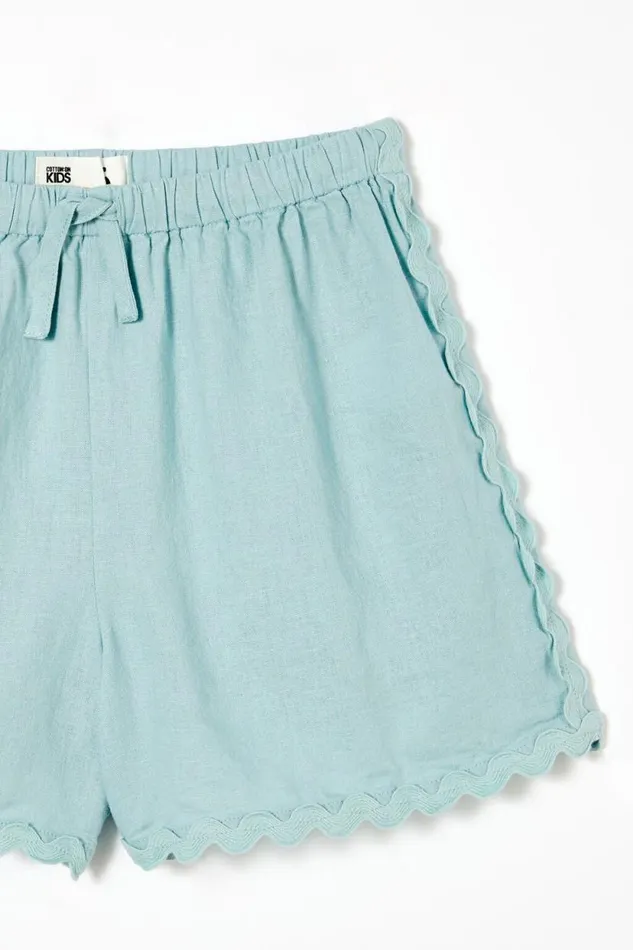 Havana Short Barber Blue Girls Cotton On Shorts Skirts and Playsuits