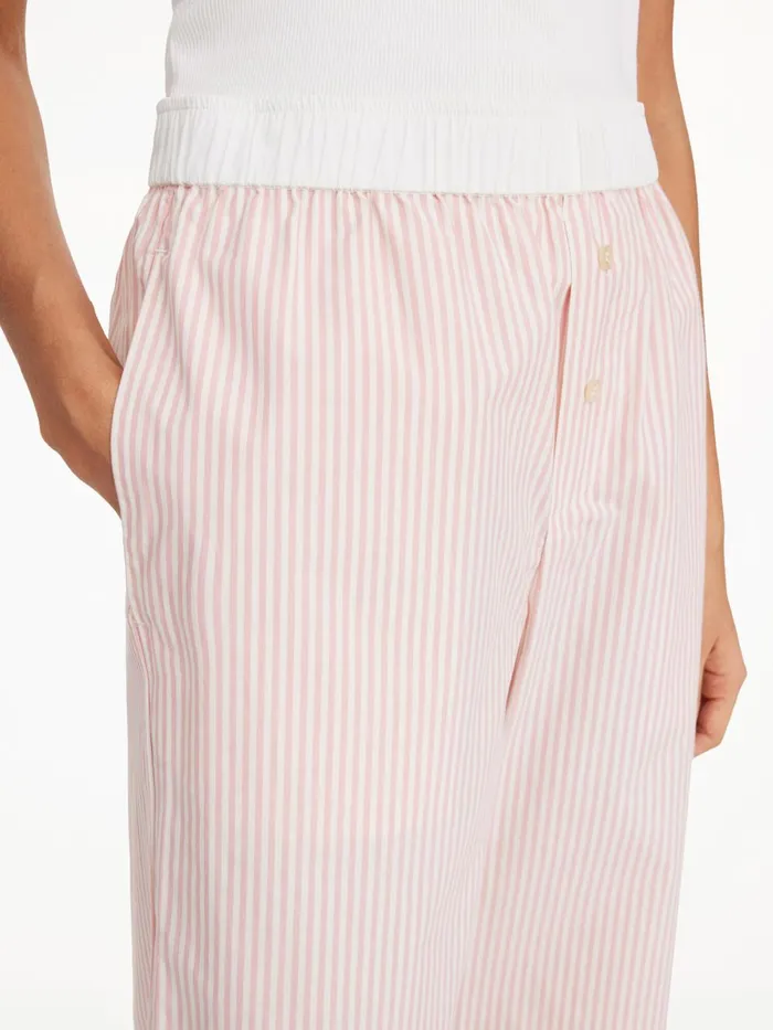 Helsy Organic Cotton Trousers Skinny Stripe Diva Women By Malene Birger Trousers