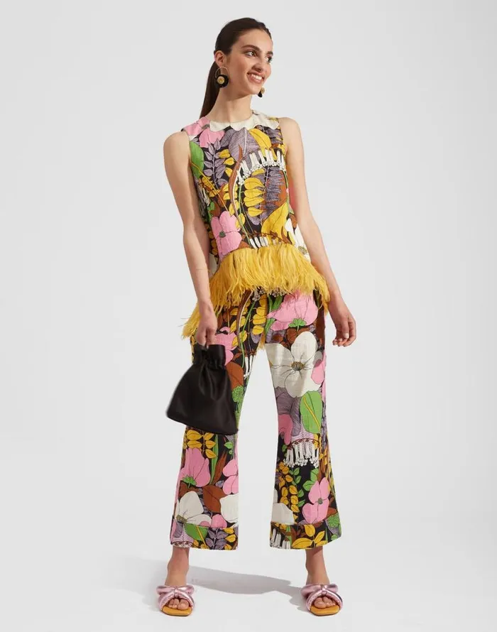 Hendrix Pants Big Flower Women La Double J Shorts and Pants