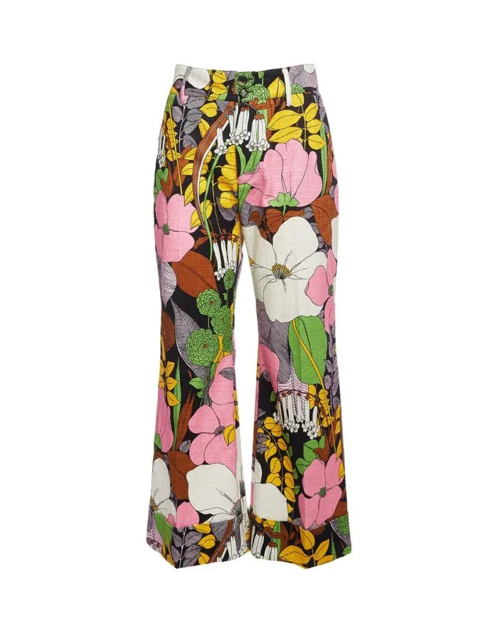 Hendrix Pants Big Flower Women La Double J Shorts and Pants Hendrix Pants Big Flower Women La Double J Shorts and Pants