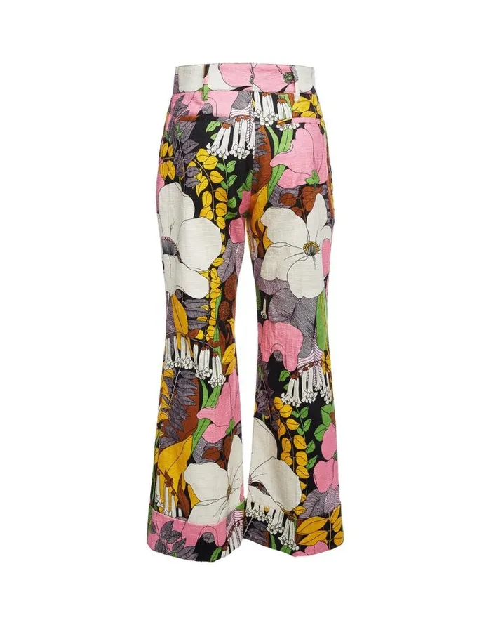 Hendrix Pants Big Flower Women La Double J Shorts and Pants Hendrix Pants Big Flower Women La Double J Shorts and Pants