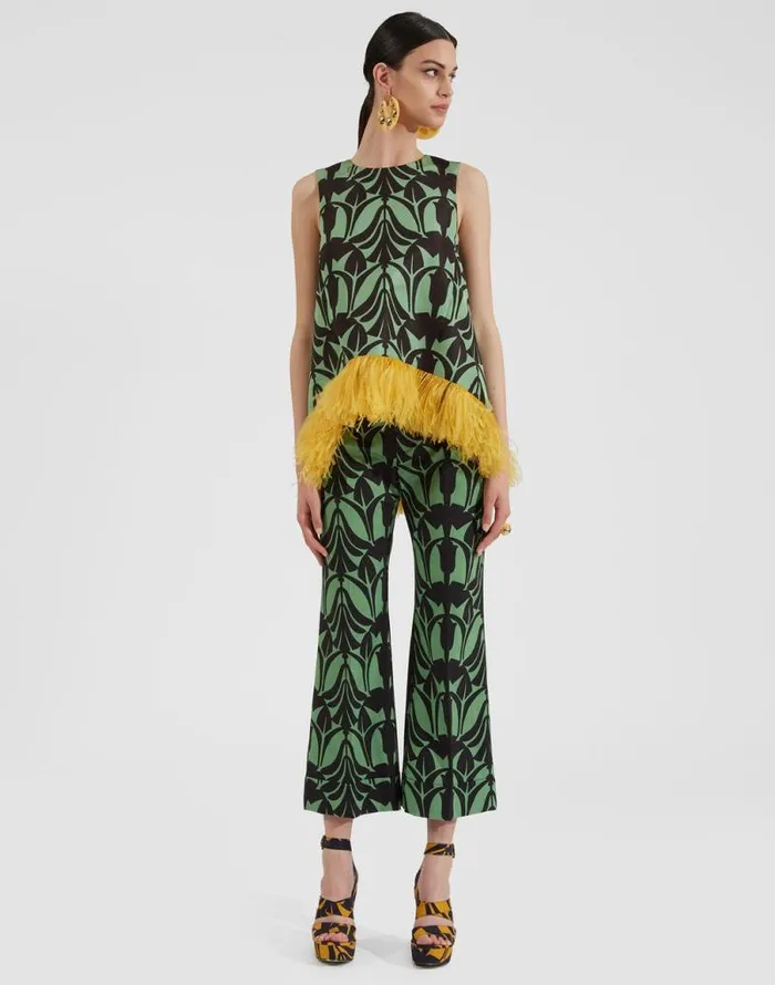 Hendrix Pants Papyrus Green Women La Double J Shorts and Pants Hendrix Pants Papyrus Green Women La Double J Shorts and Pants