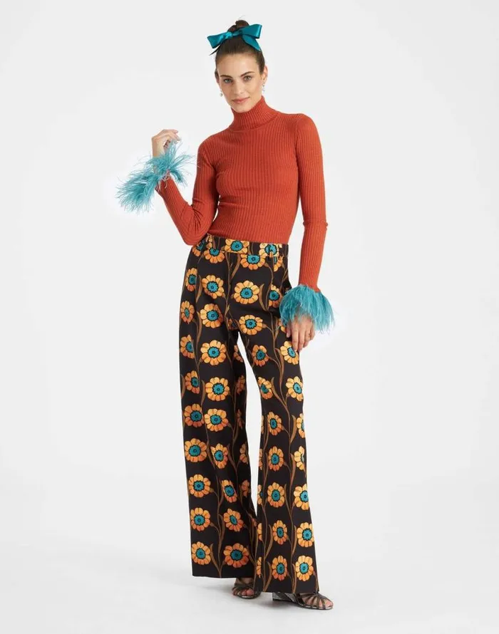 High Kick Top Orange Women La Double J Knitwear
