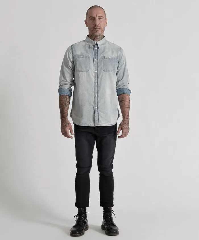 HOMME LIBERTY SHIRT 0 Women One Teaspoon Denim Shirts