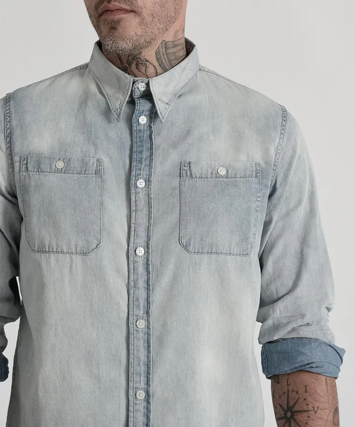HOMME LIBERTY SHIRT 0 Women One Teaspoon Denim Shirts HOMME LIBERTY SHIRT 0 Women One Teaspoon Denim Shirts