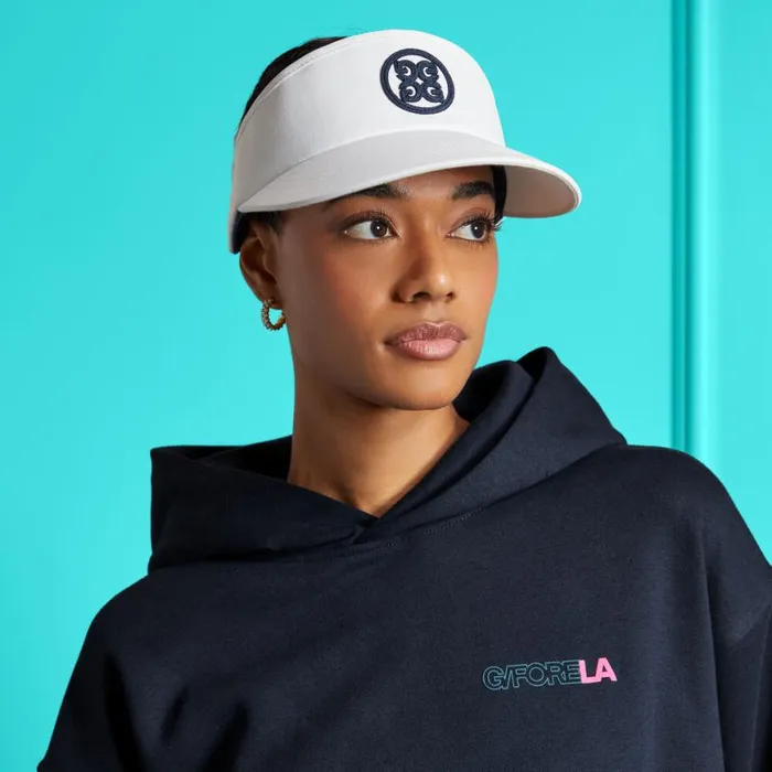 Hoodies and Tees Women GFORE GFORE LA FRENCH TERRY OVERSIZED HOODIE Twilight Hoodies and Tees Women GFORE GFORE LA FRENCH TERRY OVERSIZED HOODIE Twilight