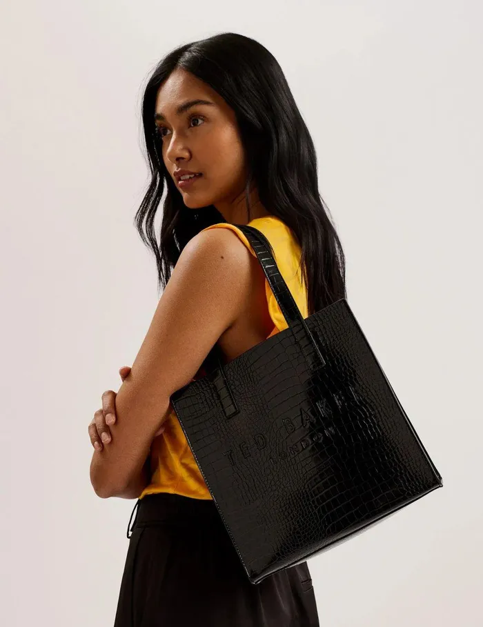 Icon and Signature Bags Women Ted Baker REPTCON Black