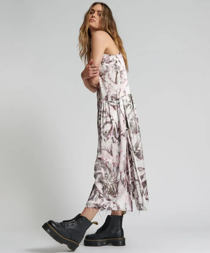 ILLUSIONS RUNAWAY HAND PRINTED CAMI DRESS Women One Teaspoon Midi and Maxi Dresses ILLUSIONS RUNAWAY HAND PRINTED CAMI DRESS Women One Teaspoon Midi and Maxi Dresses