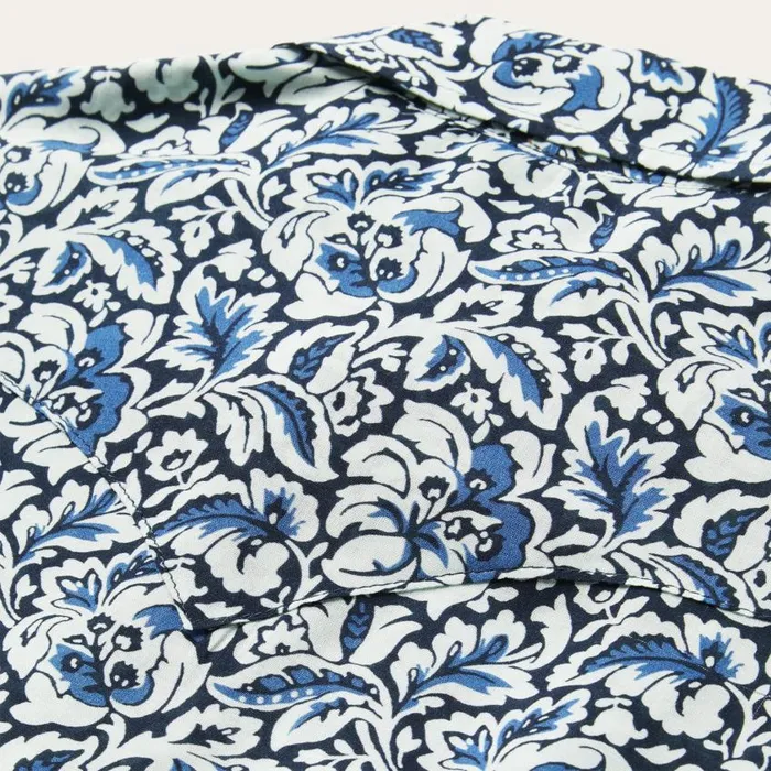 Indigo Tapestry Print Shirt Blue Women Stetson Western Shirts
