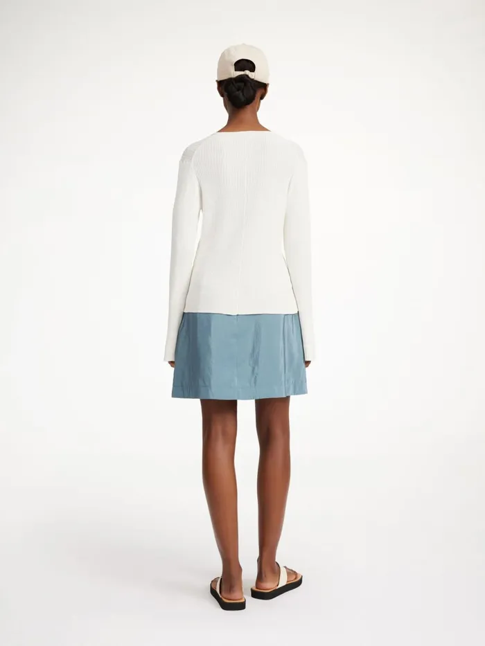 Isabele Mini Skirt Cool Water Women By Malene Birger Skirts
