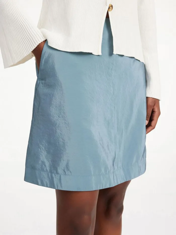 Isabele Mini Skirt Cool Water Women By Malene Birger Skirts