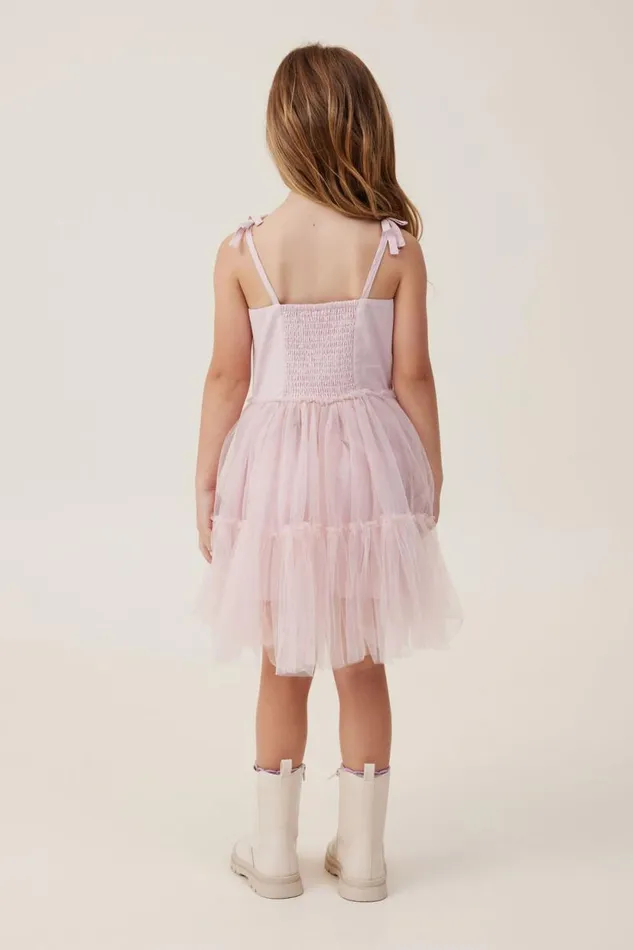 Isabella Dress Up Dress Dusty Pinksparkle Girls Cotton On Dresses
