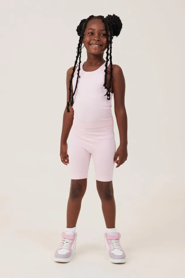 Isla Seamfree Bike Short Blush Pink Girls Cotton On Shorts Skirts and Playsuits Isla Seamfree Bike Short Blush Pink Girls Cotton On Shorts Skirts and Playsuits