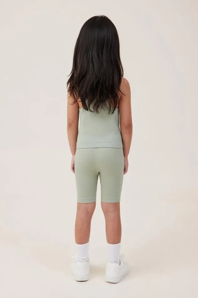 Isla Seamfree Bike Short Deep Sage Girls Cotton On Shorts Skirts and Playsuits
