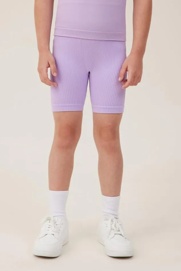 Isla Seamfree Bike Short Lilac Drop Girls Cotton On Shorts Skirts and Playsuits Isla Seamfree Bike Short Lilac Drop Girls Cotton On Shorts Skirts and Playsuits