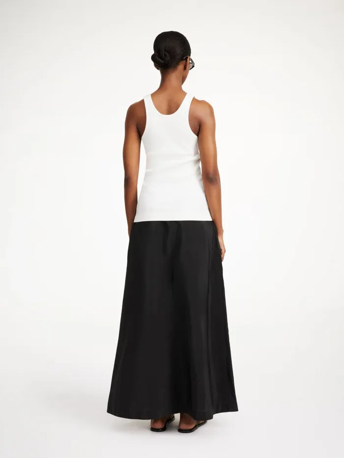 Isoldas Maxi Skirt Black Women By Malene Birger Skirts