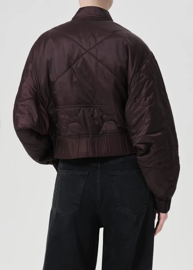 Jackets and Outerwear Women Agolde Shoreditch Ski Club X AGOLDE Iona Quilted Jacket In Infusion