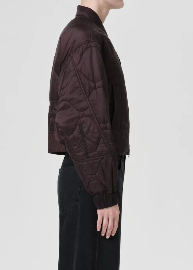 Jackets and Outerwear Women Agolde Shoreditch Ski Club X AGOLDE Iona Quilted Jacket In Infusion