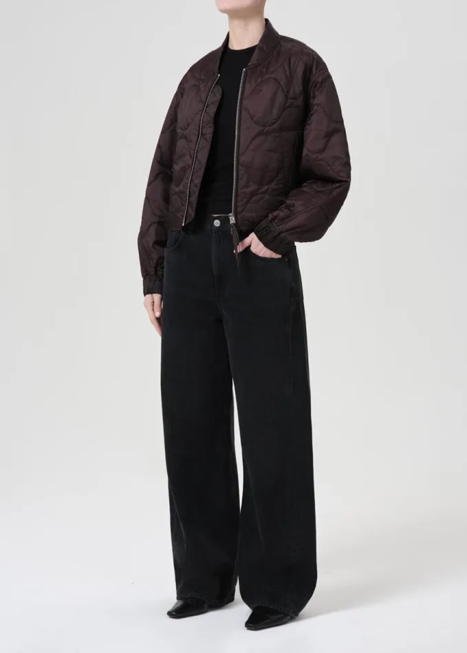 Jackets and Outerwear Women Agolde Shoreditch Ski Club X AGOLDE Iona Quilted Jacket In Infusion