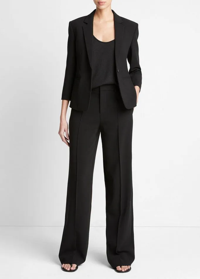 Jackets and Outerwear Women Vince Shrunken Blazer Black