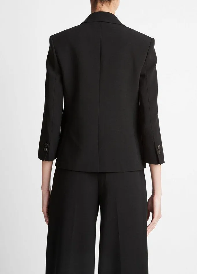 Jackets and Outerwear Women Vince Shrunken Blazer Black Jackets and Outerwear Women Vince Shrunken Blazer Black