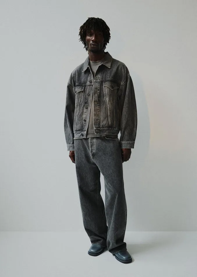 Jackets Men Agolde Stefano Jean Jacket In Fresh