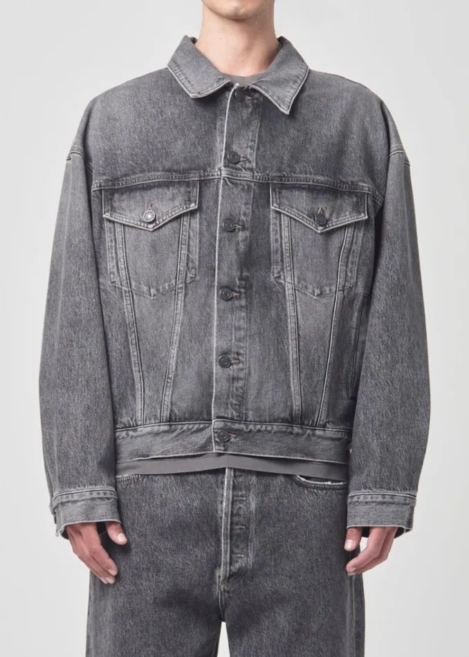 Jackets Men Agolde Stefano Jean Jacket In Fresh