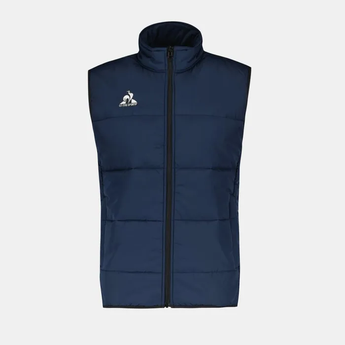 Jackets Men Le Coq Sportif Training Doudoune Sans Manche Homme Dress Blues