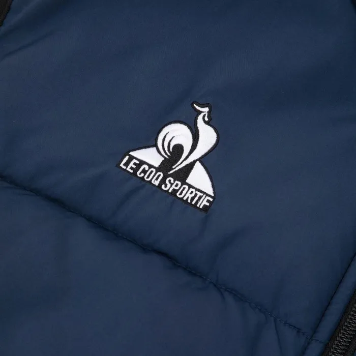 Jackets Men Le Coq Sportif Training Doudoune Sans Manche Homme Dress Blues