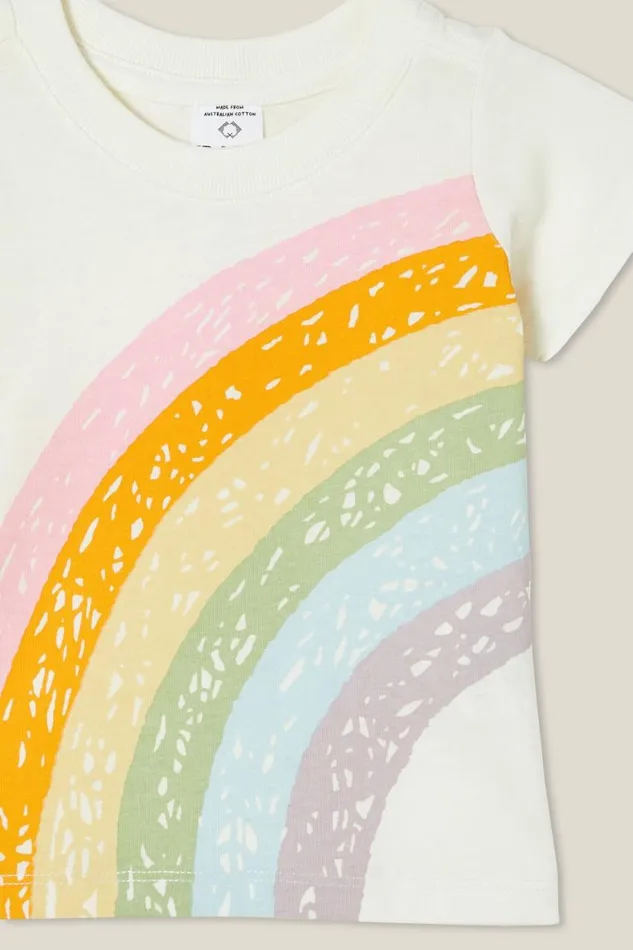 Jamie Short Sleeve Tee Vanillasketchy Rainbow Baby Cotton On Tops Jackets and Sweaters Jamie Short Sleeve Tee Vanillasketchy Rainbow Baby Cotton On Tops Jackets and Sweaters