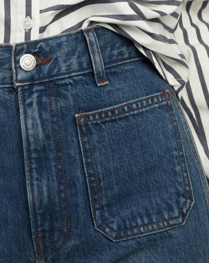 Jeans Shop Veronica Beard Taylor WideLeg Jean Thriller