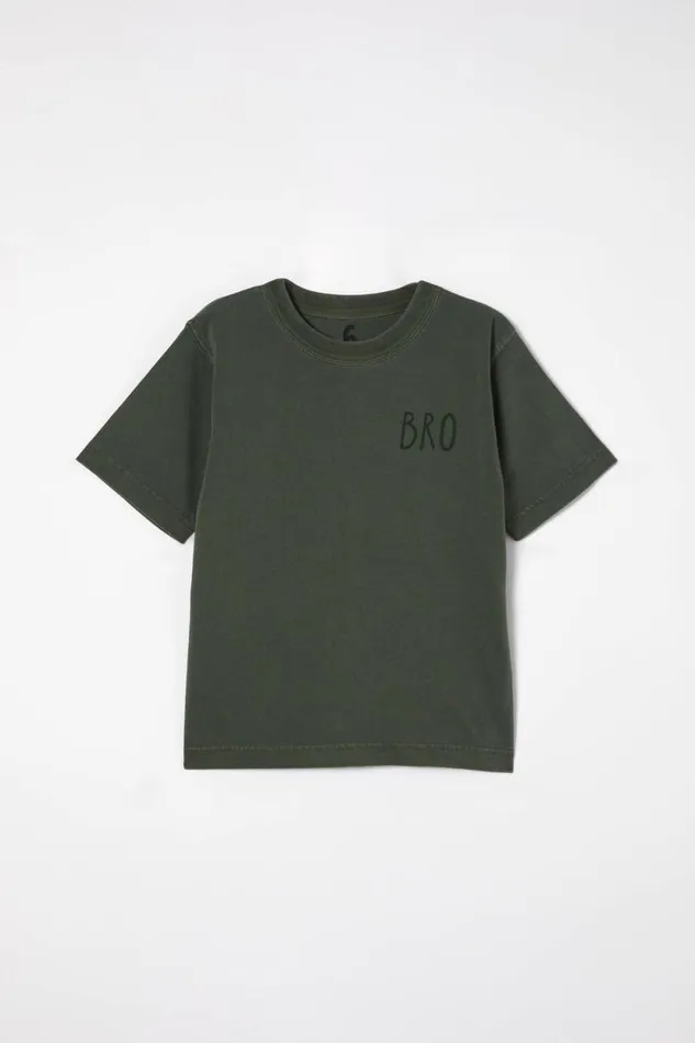 Jonny Short Sleeve Print Tee Swag Greenbro Boys Cotton On Tops and TShirts