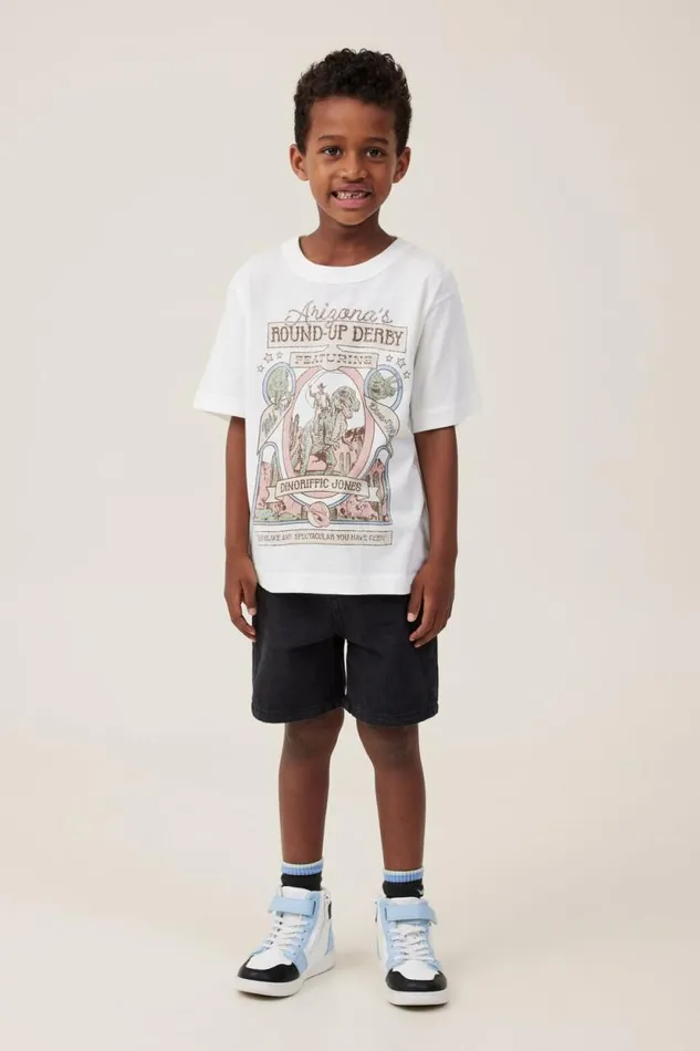 Jonny Short Sleeve Print Tee Vanillaarizona S Roundup Derby Boys Cotton On Tops and TShirts Jonny Short Sleeve Print Tee Vanillaarizona S Roundup Derby Boys Cotton On Tops and TShirts