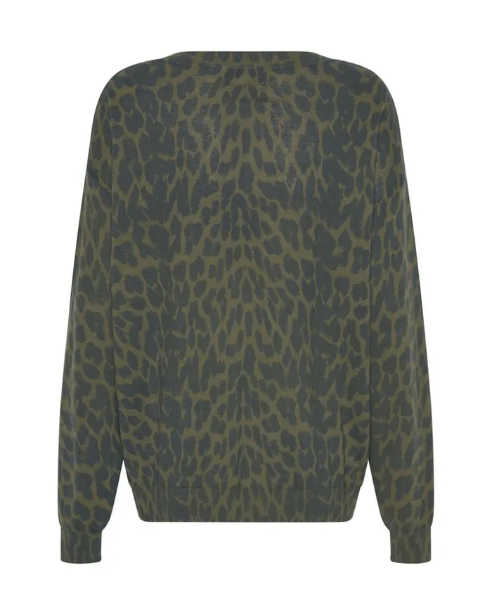 JUNGLE LEOPARD KNIT SWEATER Women One Teaspoon Knitwear JUNGLE LEOPARD KNIT SWEATER Women One Teaspoon Knitwear