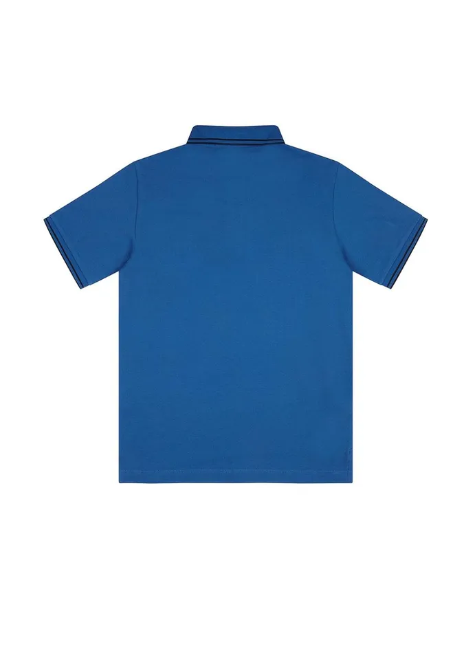 Junior 21348 Polo Shirt In Periwinkle Stone Island Polo Shirts