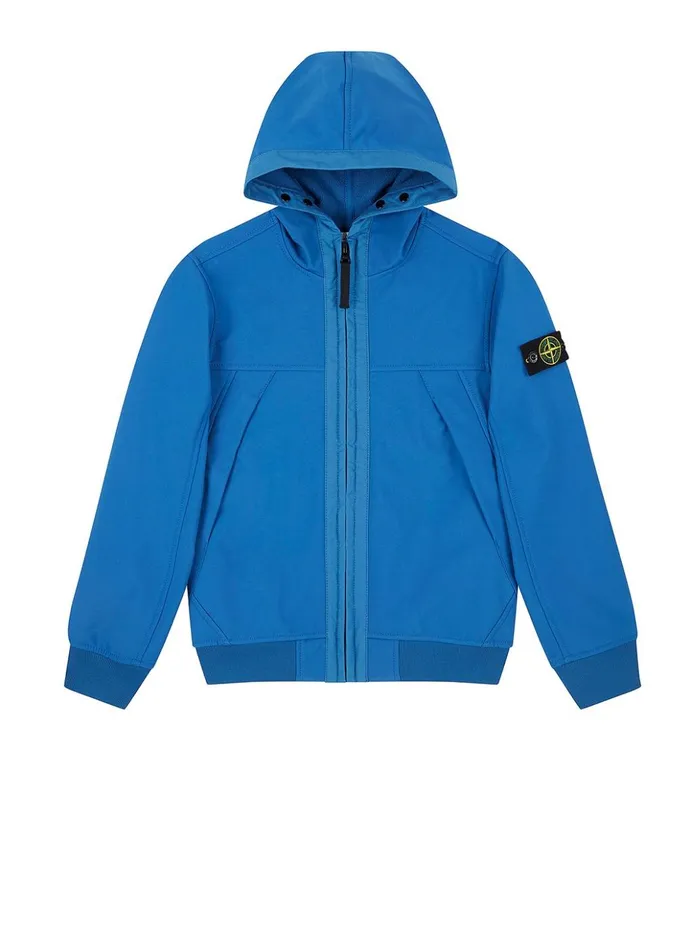 Junior Q0130 Soft ShellR Jacket In Periwinkle Stone Island Coats 038 Jackets