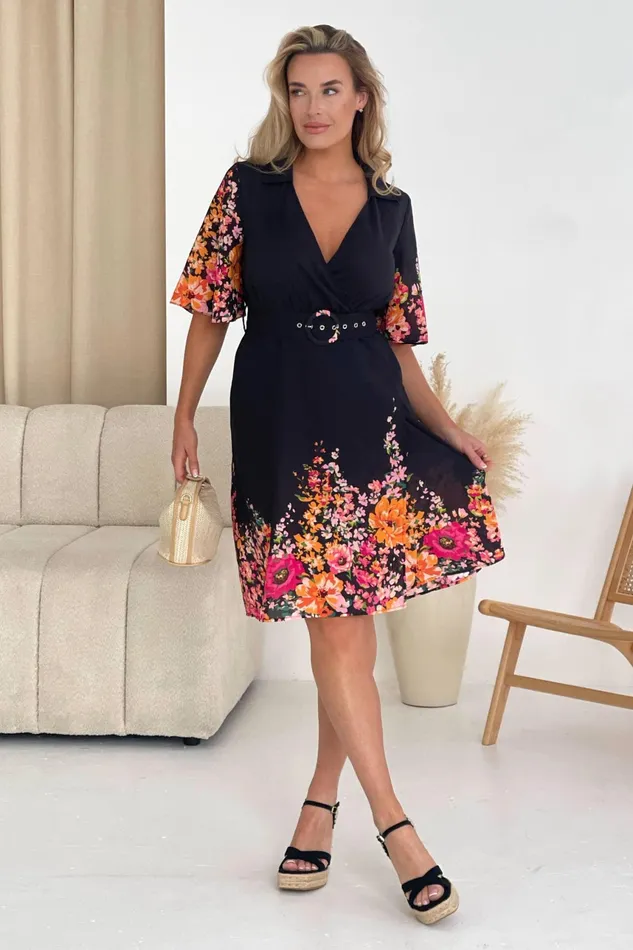 Karen Boarder Print Mini Shirt Dress Women Girl In Mind Shirt Dresses