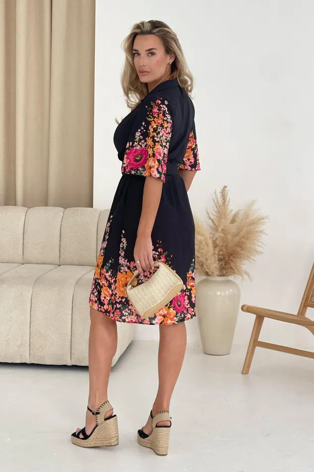 Karen Boarder Print Mini Shirt Dress Women Girl In Mind Shirt Dresses