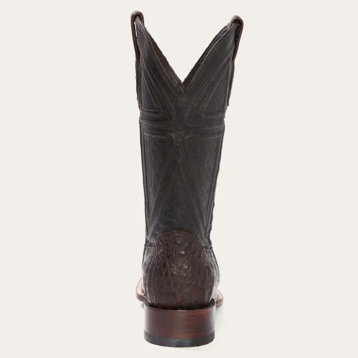 Kaycee Brown Caiman Belly Cowboy Boot Brown Men Stetson Western