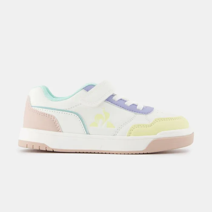 Kid Kids Le Coq Sportif CHAUSSURES ENFANT Shoes LCS COURT BREAKER GIRL PS Kids Optical White Pink Kid Kids Le Coq Sportif CHAUSSURES ENFANT Shoes LCS COURT BREAKER GIRL PS Kids Optical White Pink